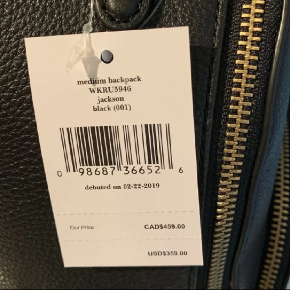 Kate Spade Jackson Street medium Backpack Black - Picture 4 of 8